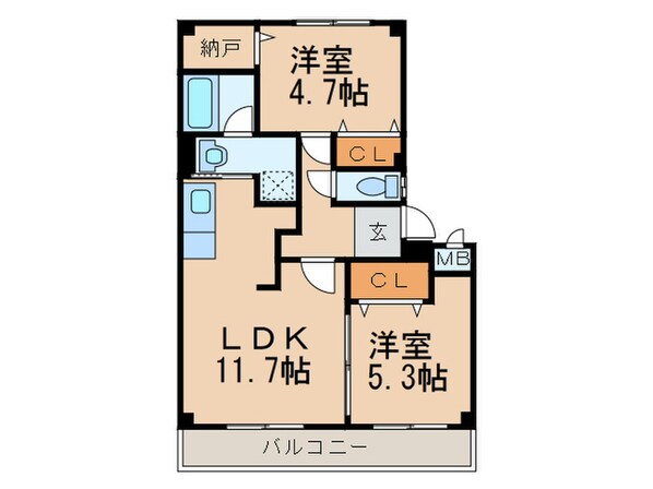 フロイアの物件間取画像